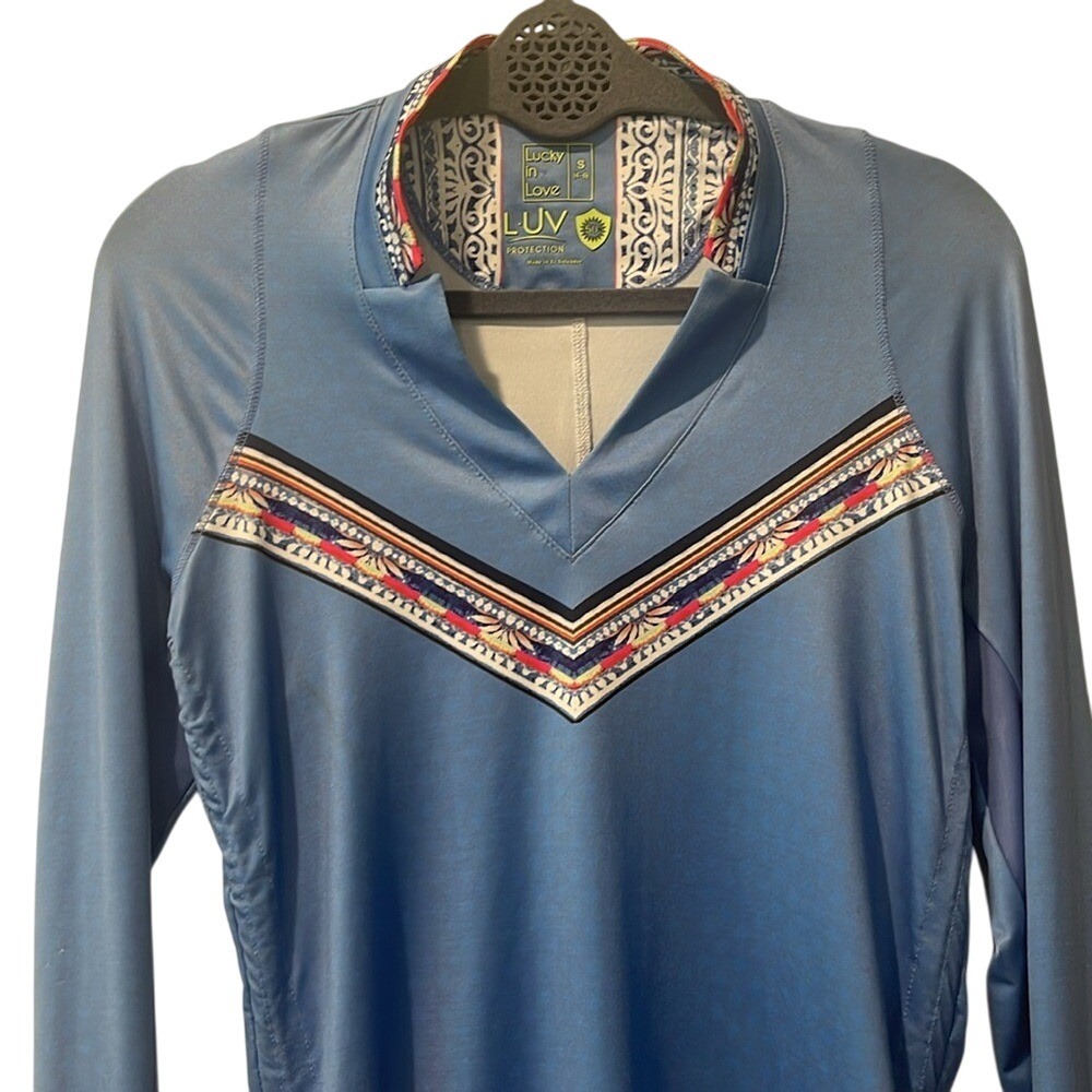 Lucky in Love‎ Women's SPF 50+ Shirt S 4-6